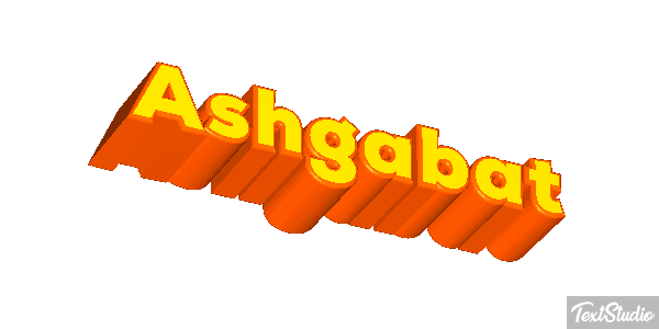 Ashgabat Texteffekt