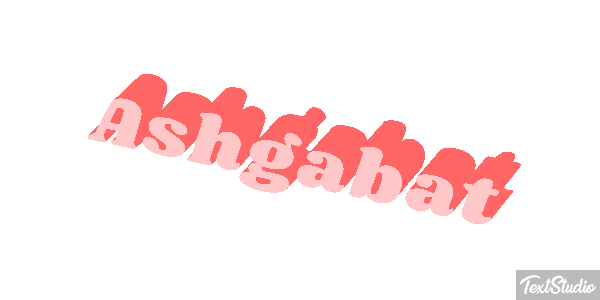 Ashgabat Texteffekt