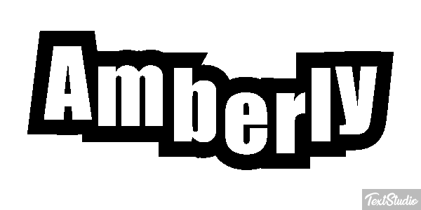 Amberly Text effect
