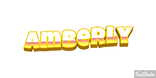 Amberly Text effect