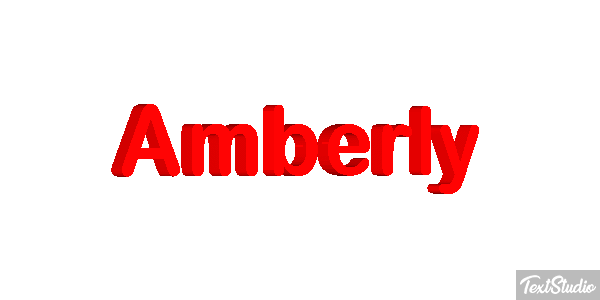 Amberly Text effect