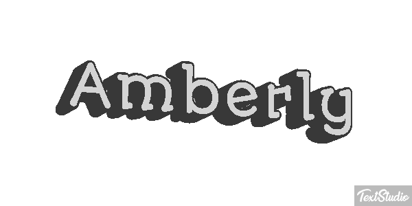 Amberly Text effect