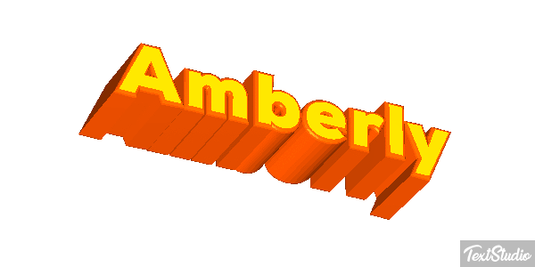 Amberly Text effect