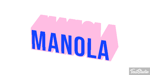 Manola テキスト効果