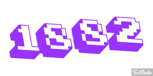 1882 Text effect
