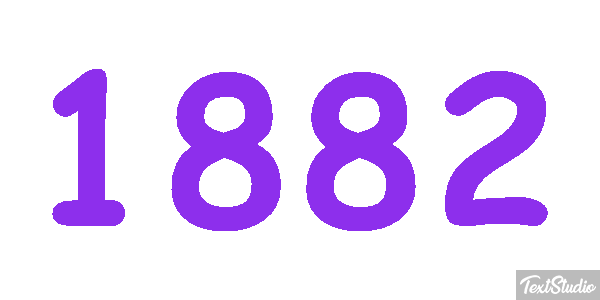 1882 Text effect
