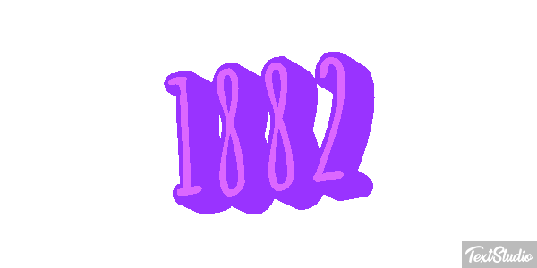 1882 Text effect