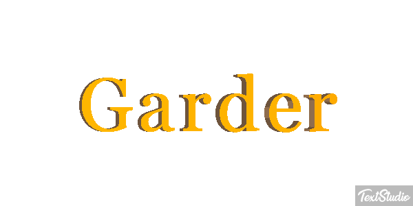 Garder Effet de texte