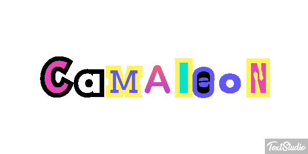 Camaleón Efecto de texto