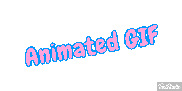 Animated GIF Text effect