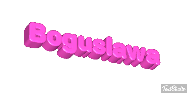 Bogusława Efekt tekstowy