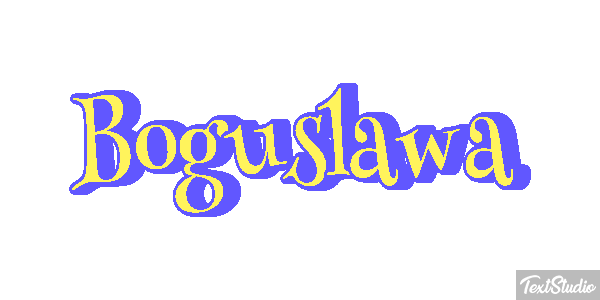 Bogusława Efekt tekstowy