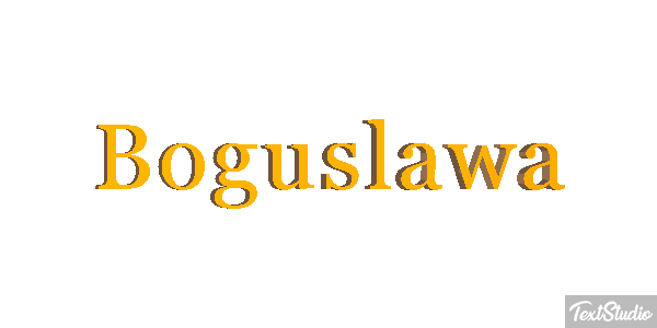 Bogusława Efekt tekstowy