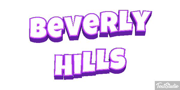 Beverly Hills Tekst effect