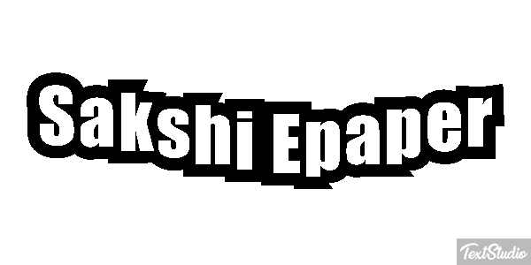 Sakshi Epaper Efeito do texto