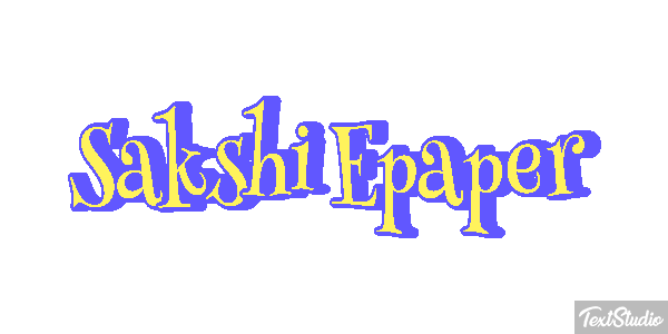 Sakshi Epaper Efeito do texto