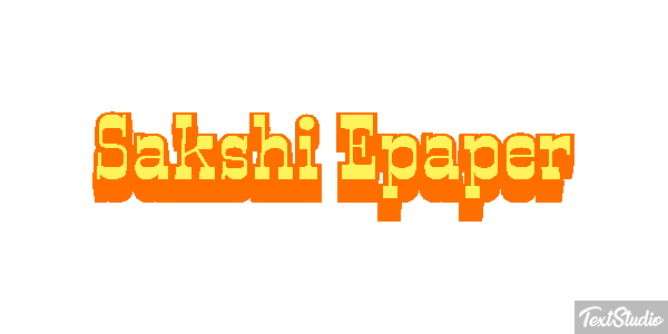 Sakshi Epaper Efeito do texto