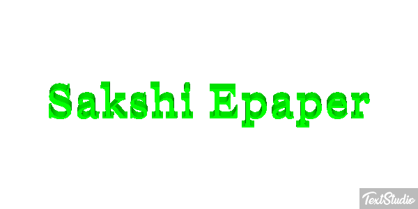 Sakshi Epaper Efeito do texto