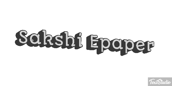 Sakshi Epaper Efeito do texto