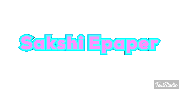Sakshi Epaper Efeito do texto