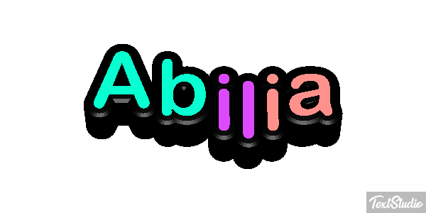 Abília Effetto testo