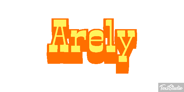 Arely Text effect