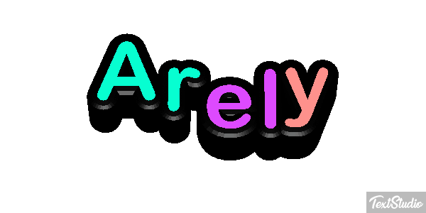 Arely Text effect