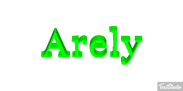Arely Text effect