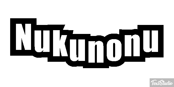 Nukunonu Texteffekt