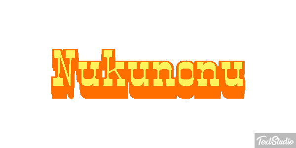Nukunonu Texteffekt