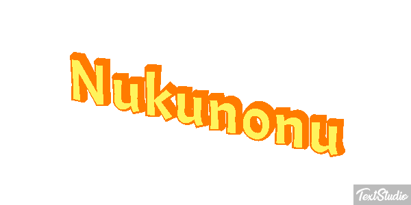 Nukunonu Texteffekt