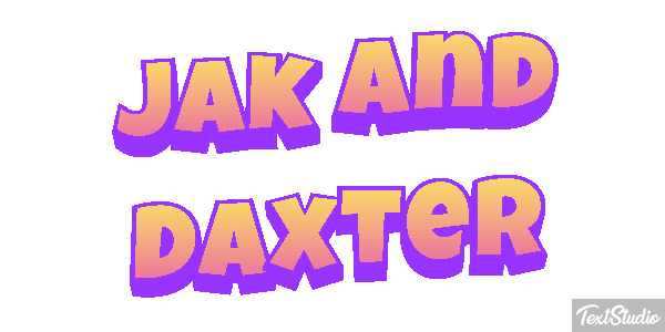 Jak and Daxter Текстовый эффект