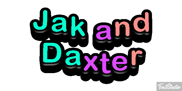 Jak and Daxter Текстовый эффект