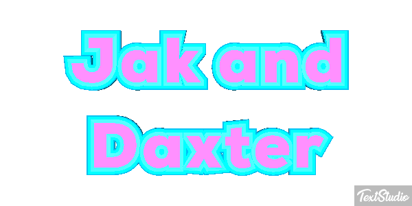 Jak and Daxter Текстовый эффект