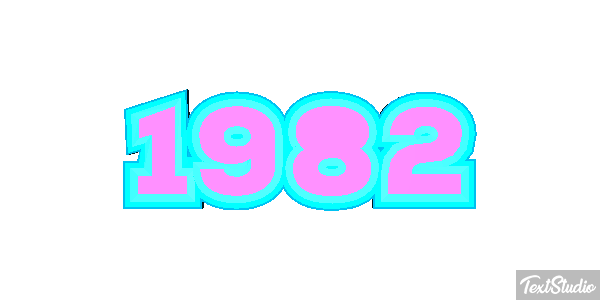1982 Text effect