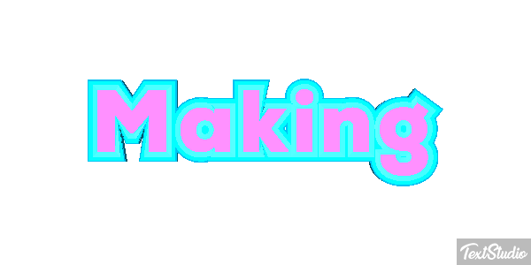 Making Tekst effect