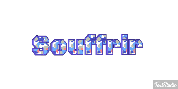 Souffrir Effet de texte