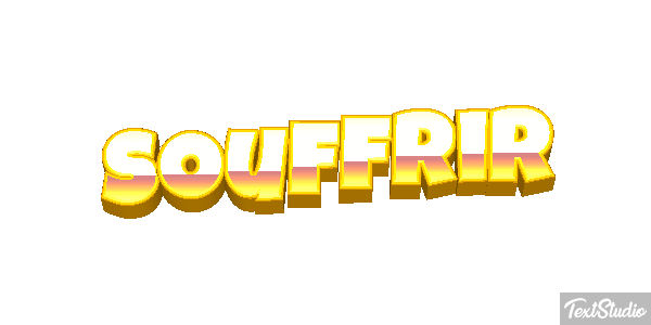 Souffrir Effet de texte