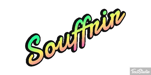 Souffrir Effet de texte