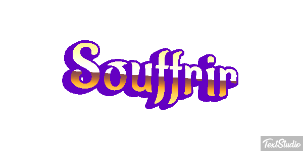 Souffrir Effet de texte