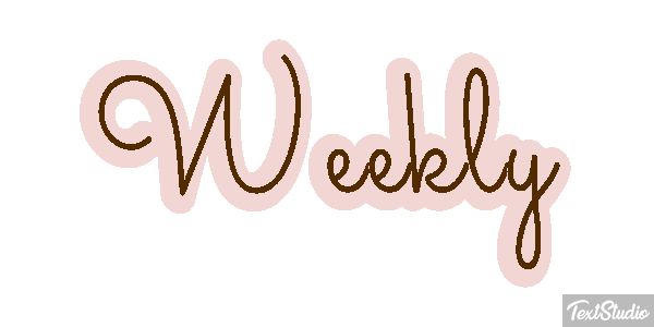 Weekly Text effect