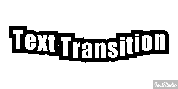 Text Transition Texteffekt