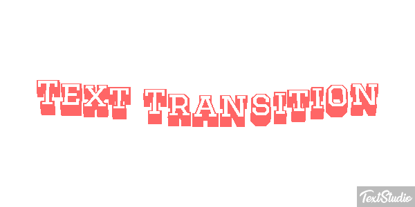 Text Transition Texteffekt