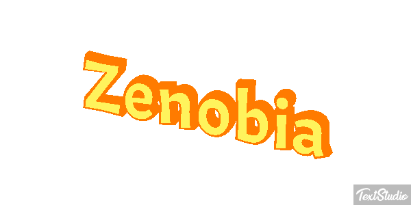 Zenobia Effet de texte