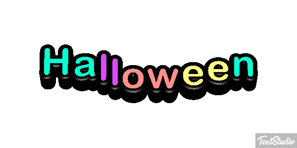 Halloween Text effect