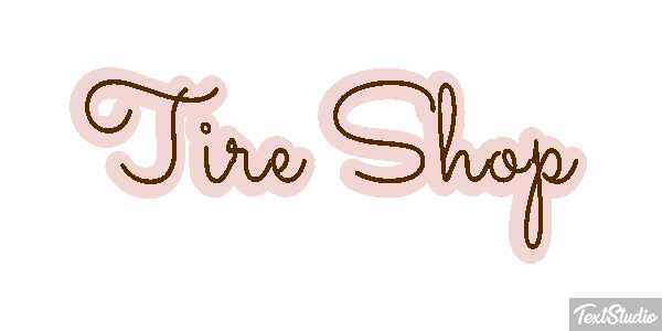 Tire Shop Efeito do texto