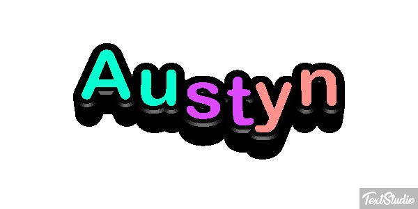 Austyn Text effect