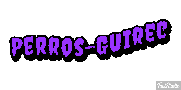 Perros-Guirec Effetto testo