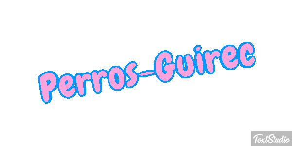Perros-Guirec Effetto testo