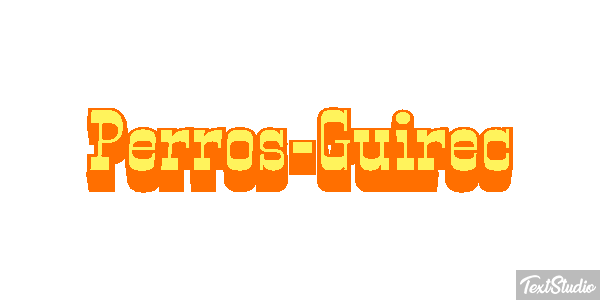Perros-Guirec Effetto testo